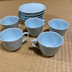 有田焼　コーヒーカップ　5個せっ