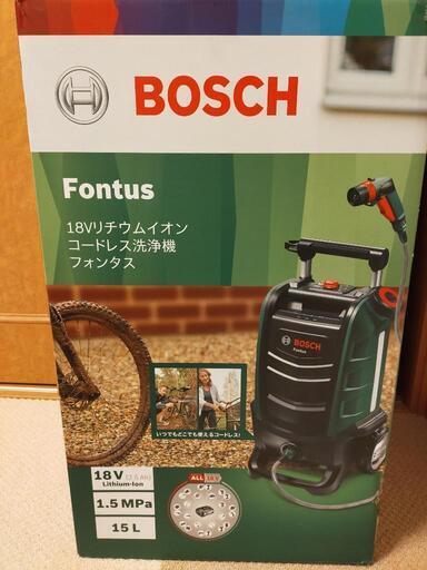 BOSCH　18v充電式高圧洗浄機　フォンタス