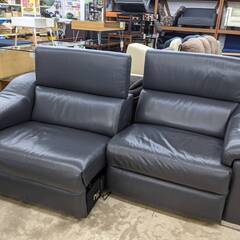 ワタリジャパン 電動リクライニングソファ 🔶本革使用‼🔶 No.1178