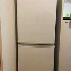 SHARP 冷蔵庫 SJ-D14D 白 137L  2018年