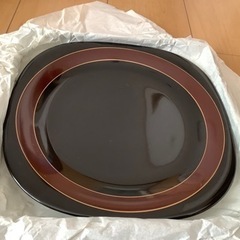 【予約あり】皿　8寸 木曽漆器 未使用