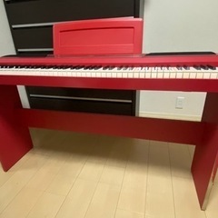 KORG コルグ　電子ピアノ　赤　レッド