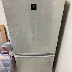 シャープ　冷凍冷蔵庫　冷蔵91L冷凍46L