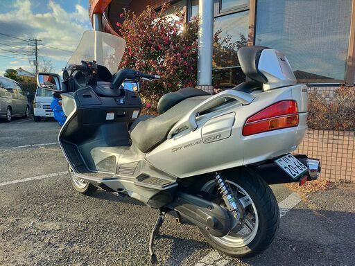 SUZUKI スカイウエイブ650LX ABS 電動スクリーン＆ミラー エンジン絶好調 車検令和６年１月 走行約63,600km ほぼノーマル 乗って帰れます!! 動画あり ビッグスクーター
