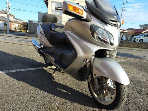 SUZUKI スカイウエイブ650LX ABS 電動スクリーン＆ミラー エンジン絶好調 車検令和６年１月 走行約63,600km ほぼノーマル 乗って帰れます!! 動画あり ビッグスクーター