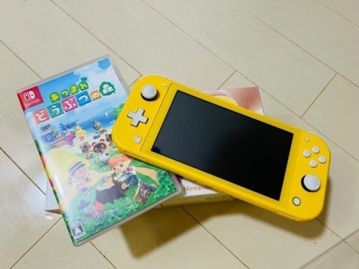 ソフト付き　Nintendo Switch lite イエロー