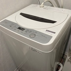 【ネット決済】【直接取引のみ対応】2018年製洗濯機(シャープE...