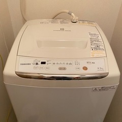 TOSHIBA 洗濯機2012年式 譲ります
