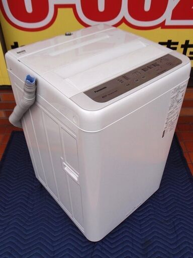 美品　2020年製　パナソニック　全自動電気洗濯機　NA-F60B13■6kg