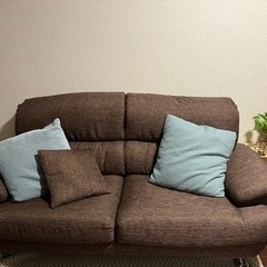 【ネット決済】ニトリ ゆったりサイズの2人掛けソファ