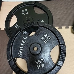 iROTEC 28mm プレート 20kg 2枚 ( ベンチプレス デッドリフト パワー