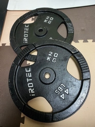 iROTEC 28mm プレート 20kg 2枚 ( ベンチプレス デッドリフト パワー