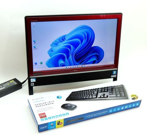 名古屋近郊無料持参！■美品！■最新Win11機！動作も快適です♪(新品SSD搭載)■即！使用可(初心者フォローします！)★ネットもExcel ・Wordもバッチリ！YouTubeも20型の大画面で楽しめます！NECの一体型PCです