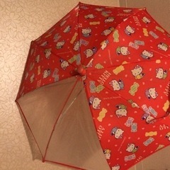 【無料】子ども傘　ハローキティー　45cm?