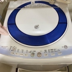 SHARP 洗濯機　0円