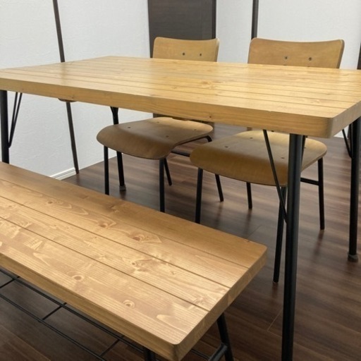 ニトリ 4〜5人用ダイニングテーブルセット ミッドセンチュリー