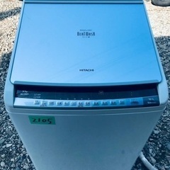 ①✨2016年製✨2105番 日立✨電気洗濯乾燥機✨BW-D9WV‼️
