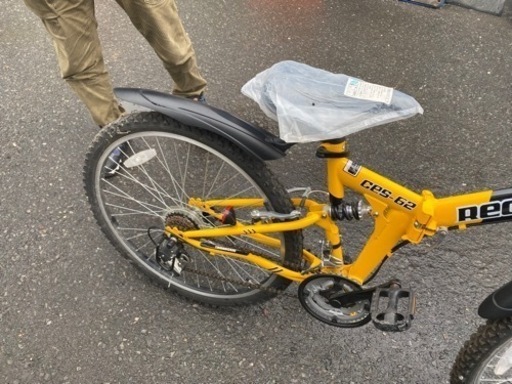 美品】レゴリス 黄色 CES-62 折りたたみマウンテンバイク 自転車