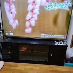 55インチ4KTV、録画用外付HDD、テレビ台セット
