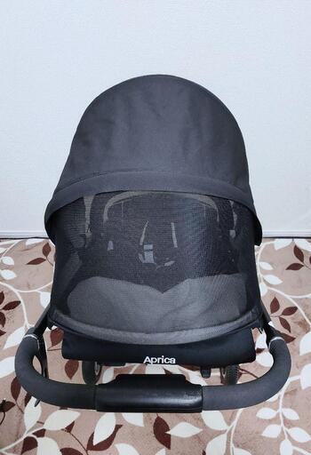 Aprica ベビーカー 黒 スムーヴ プレミアム AC