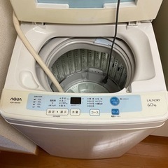 洗濯機　6kg  AQUA  