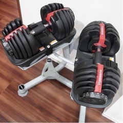 【値下げしました】アジャスタブル　24キロ　２つセット　台付き