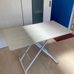【ネット決済】ガス圧昇降式テーブル(高さを調節できるテーブル)