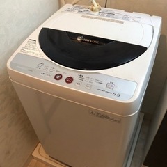 ☆ SHARP 洗濯機 5.5kg ES-GE55K-B シャー...