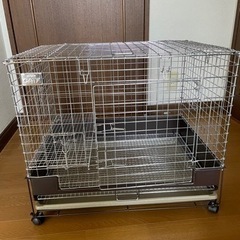 1000円値下げしました。うさぎ飼育ゲージ他飼育道具類セット