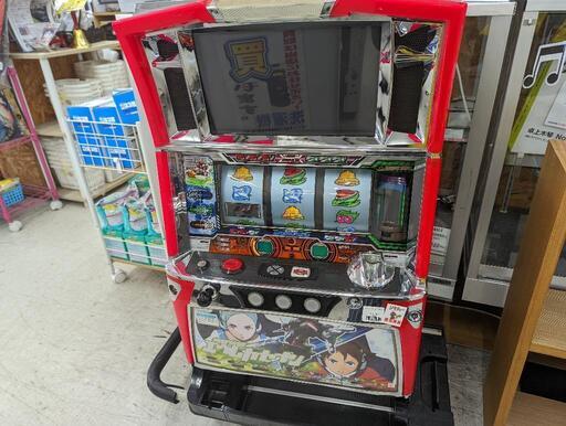 商談中パチスロ実機 エウレカセブン 初代 コイン不要機 家庭用電源 スロット ID：123-004495-007