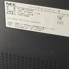 VALUESTAR W PC-VW770HS6B CPU:Core i7 2670QM 2.2GHz /RAM:8GB