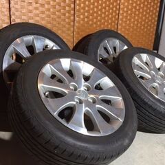 スバル純正アルミホイール ENKEI社製 15×6JJ 4/100 BRIDGESTONE NEXTRY 