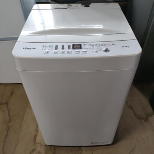 Hisense 5.5kg洗濯機 HW-T55D 2020年製