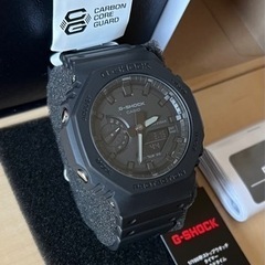 新品 G-SHOCK GA-2100-1A1JF 本体付き ステンレスベルトセット 3世代 カシオーク カスタム オールブラック