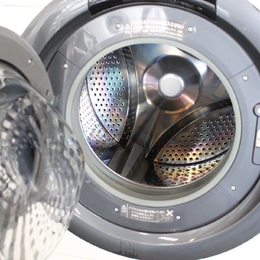 T564) シャープ 洗濯7.0kg 乾燥3.5kg 2019年製 ドラム式洗濯機 ES-S7C-WL 左開き プラズマクラスター 7kg 乾燥ダクト自動お掃除 SHARP 乾燥 - 家電