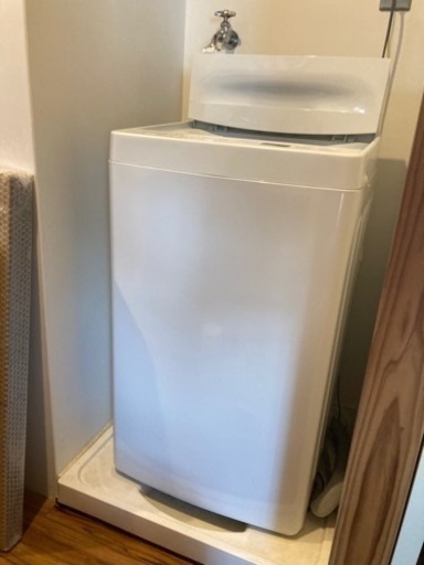 amadana　洗濯機　AT-WM55-WH 全自動洗濯機 ホワイト [洗濯5.5kg /乾燥機能無 /上開き]