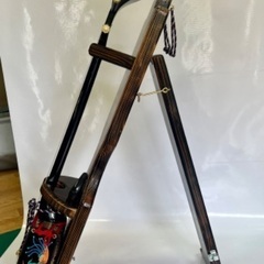 三線掛け　三線立て