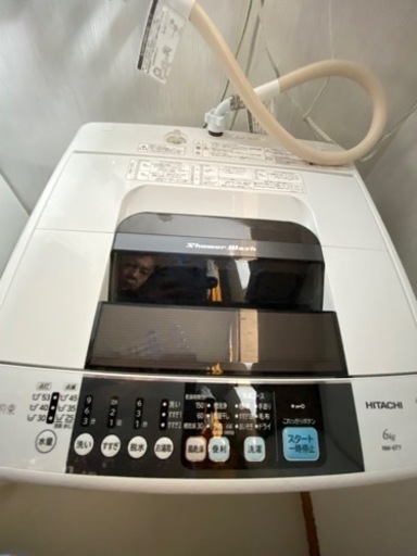 【値下げ！】日立全自動洗濯機　NW-6TY 風乾燥つき 綺麗です！