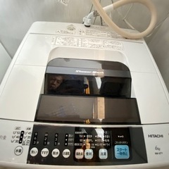 【値下げ！】日立全自動洗濯機　NW-6TY 風乾燥つき 綺麗です！