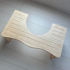 トイレの踏み台　木製