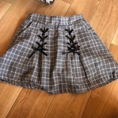 【ネット決済・配送可】130サイズキュロットスカート