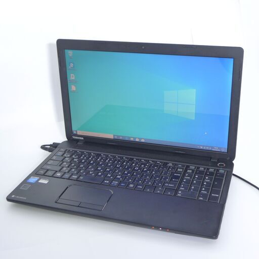 中古美品 WiFi有 ノートパソコン 東芝 TOSHIBA dynabook 15.6型 Celeron 4GB 大容量HDD-640G DVDマルチ 無線 webカメラ Win10 Office