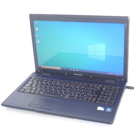 中古美品 WiFi有 ノートパソコン レノボ Lenovo G560e 15.6インチ Celeron 4GB DVDマルチ 無線 webカメラ Windows10 Office 即使用可