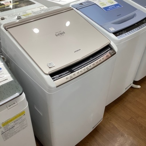 縦型洗濯乾燥機 HITACHI BW-D8WV 8㎏ 2016年製
