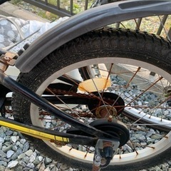 錆びついた自転車