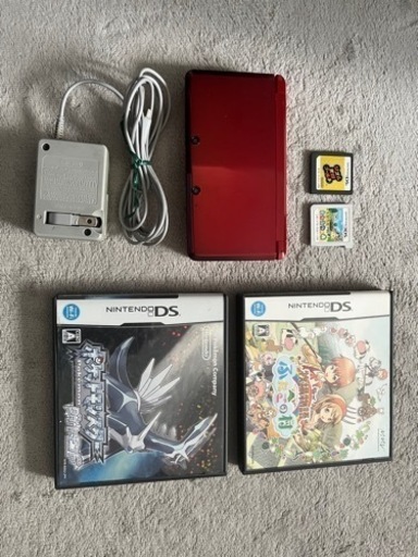 任天堂 - new3ds黒 3dsカセット4つdsカセット4つ計8【ドラクエ ポケモン主軸】 Nintendonew3dsセット （new3ds黒 3dsカセット4つdsカセット4つ