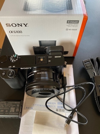 3月15日中の決済に限りこの価格にします！Sony α6100 ほぼ
