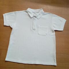 半袖ポロシャツ②　白　150　ヒラキ