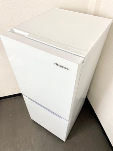 激安‼️極美品 オシャレなガラストップ 20年製 134L Hisense 2ドア冷蔵庫HR-G13B-W