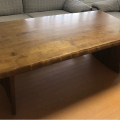 天然木テーブル　1650×880 高さ620
